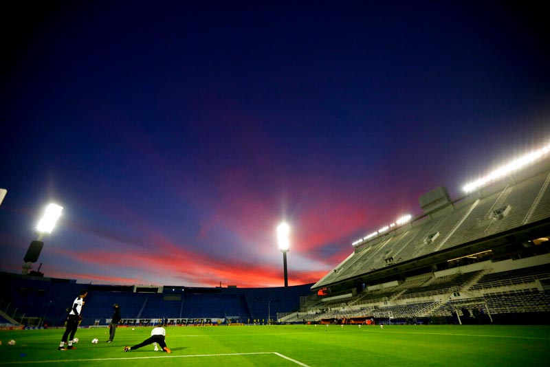 Vista del estadio de Vélez Sarsfield en Buenos Aires