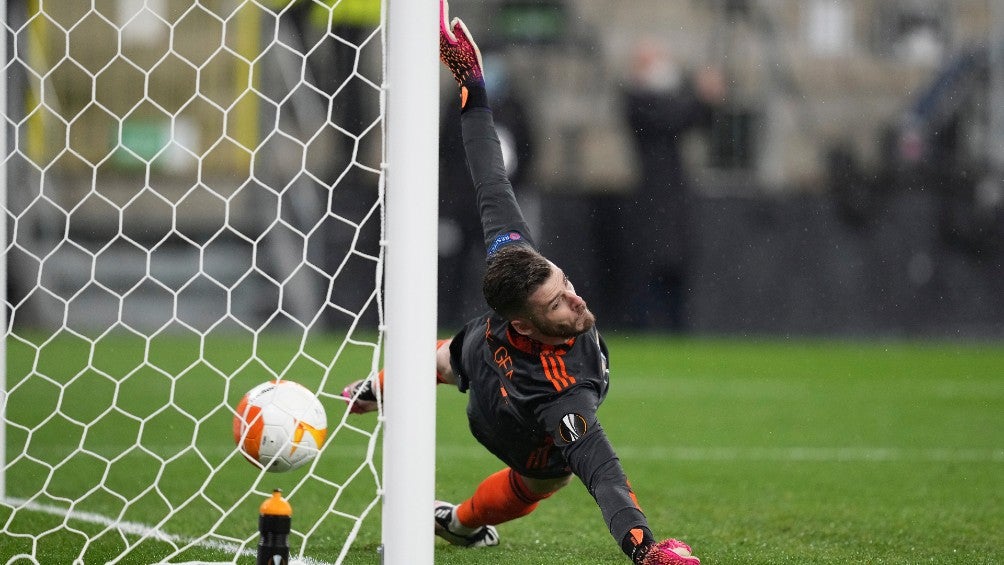 David De Gea en la Final de la Europa League frente al Villareal