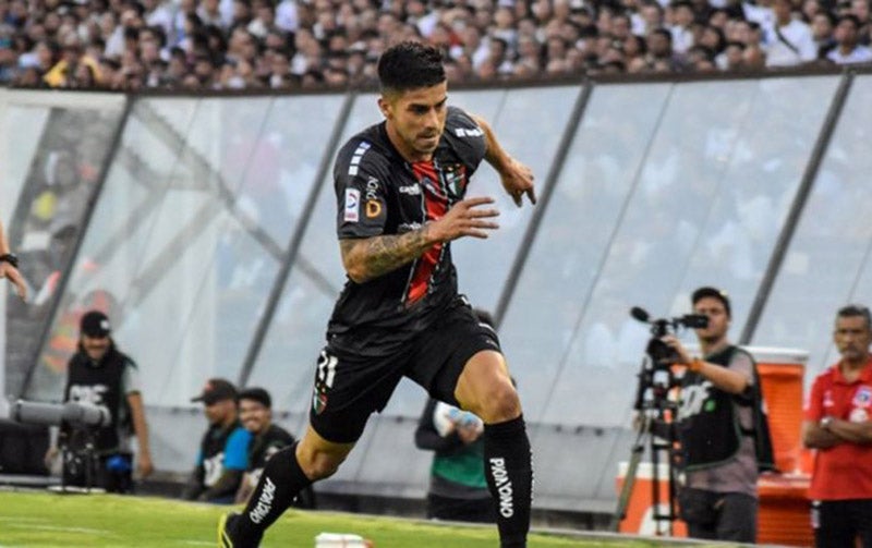 Benítez en partido de Libertadores