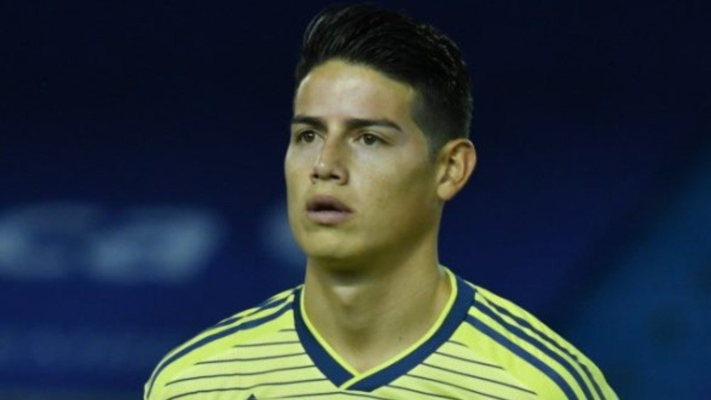 James Rodríguez con la selección colombiana