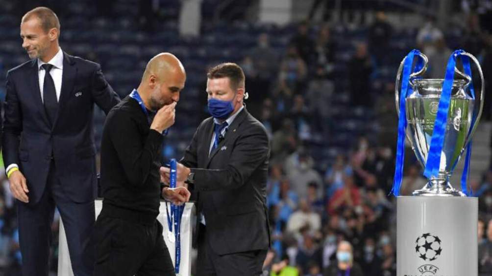 Pep Guardiola en Final de la Champions