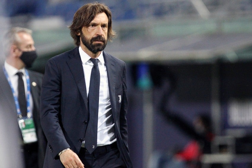 Andrea Pirlo en un partido de la Juventus