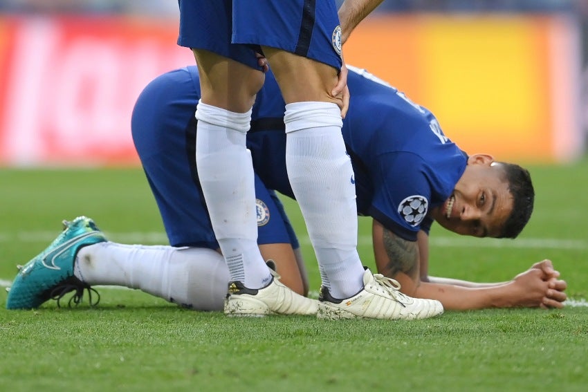 Thiago Silva durante la Final de la Champions League