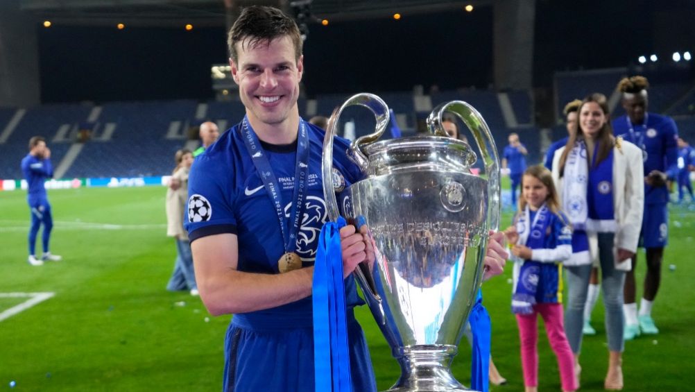 César Azpilicueta tras ganar la Champions League