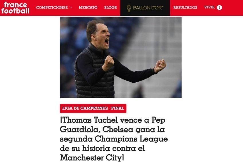 France Football destacó el triunfo de Tuchel