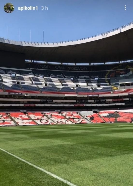 La cancha del Azteca 