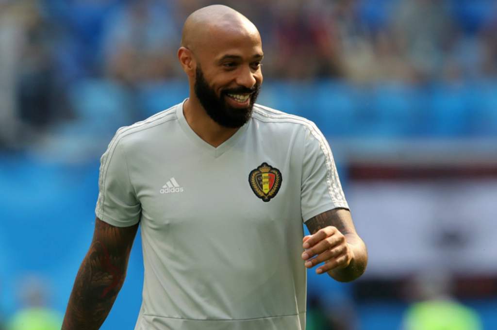 Henry sonríe previo a un juego de Bélgica