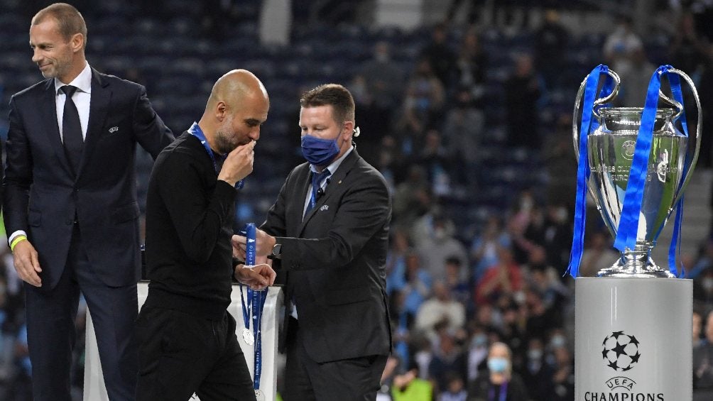 Pep Guardiola tras perder la Final ante Chelsea