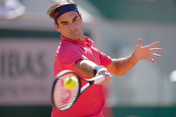 Roger Federer en Roland Garros