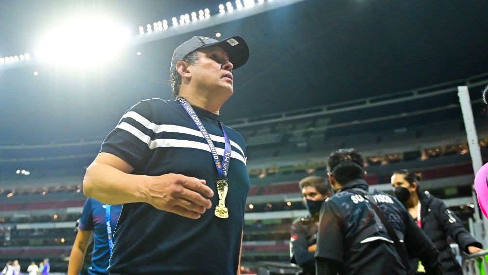 Juan Reynoso tras ganar título con Cruz Azul