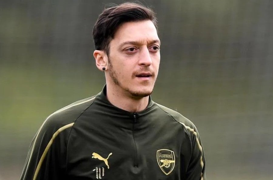 Mesut Özil con el Arsenal