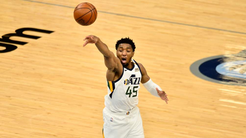 Donovan Mitchell en partido