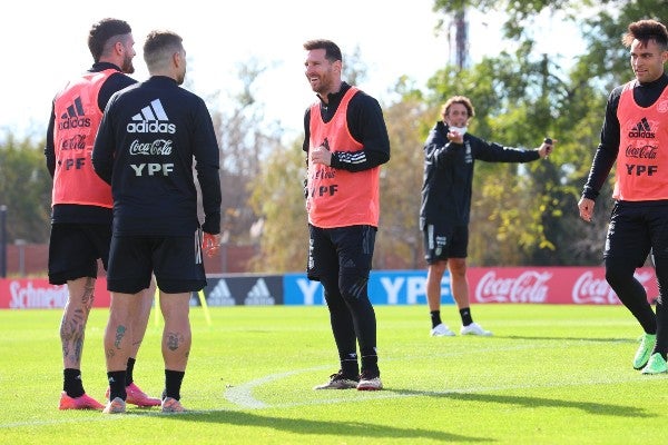 Selección de Argentina en entrenamiento