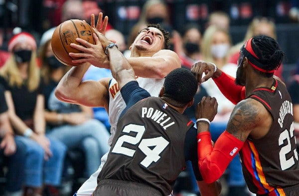 Michael Porter Jr. de los Nuggets contra los Blazers