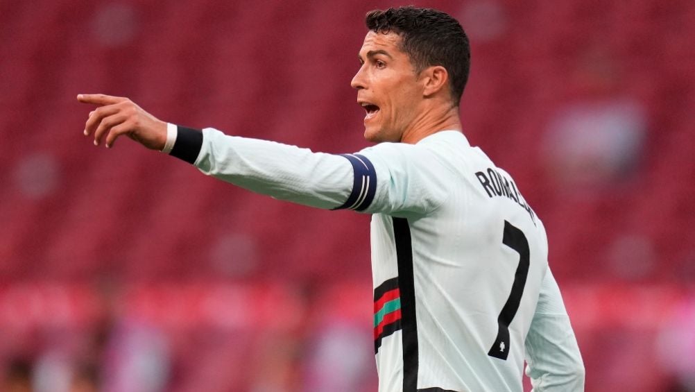 Cristiano Ronaldo en un partido de Portugal