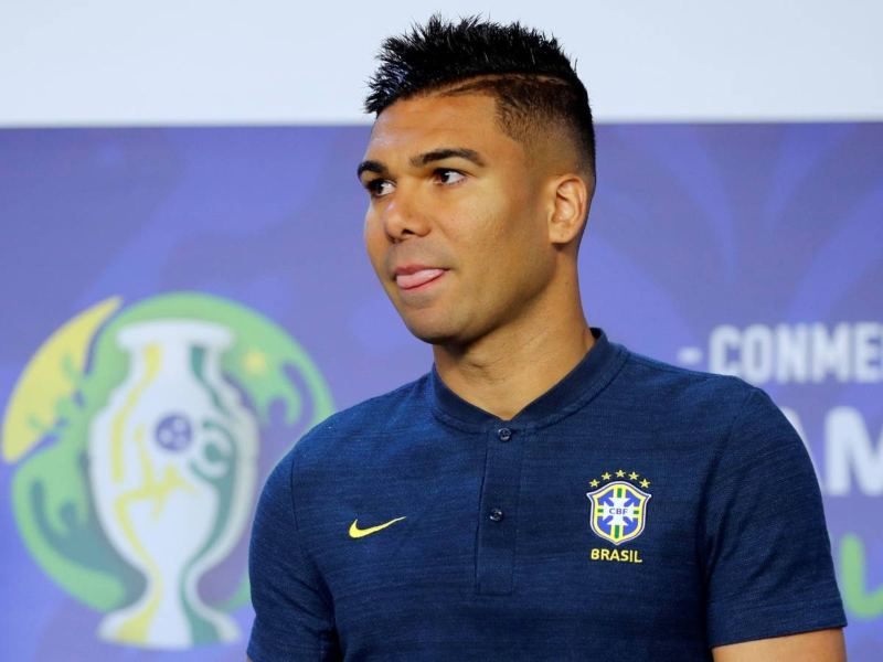 Casemiro en conferencia