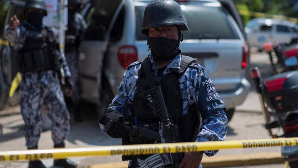 Guardia Nacional tras el ataque de un comando armado 