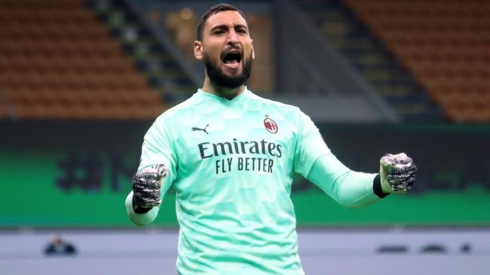 Donnarumma en festejo