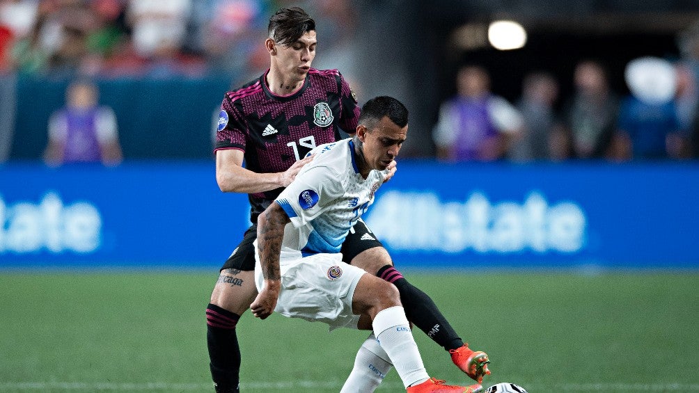 Gerardo Arteaga durante un partido con el Tri