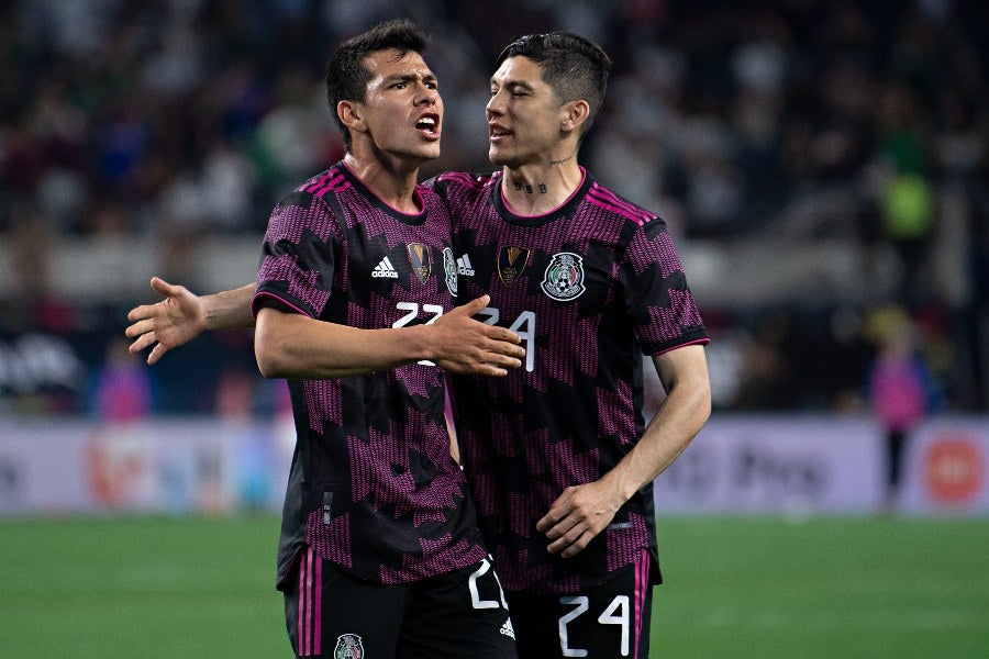 Gerardo Arteaga durante un partido con el Tri