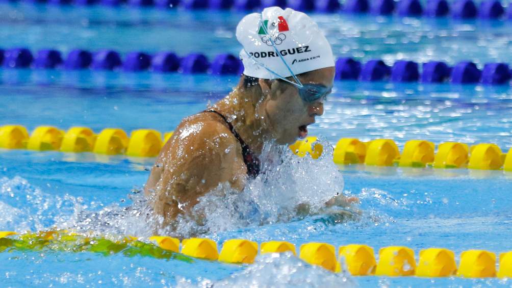 Melissa Rodríguez en competencia