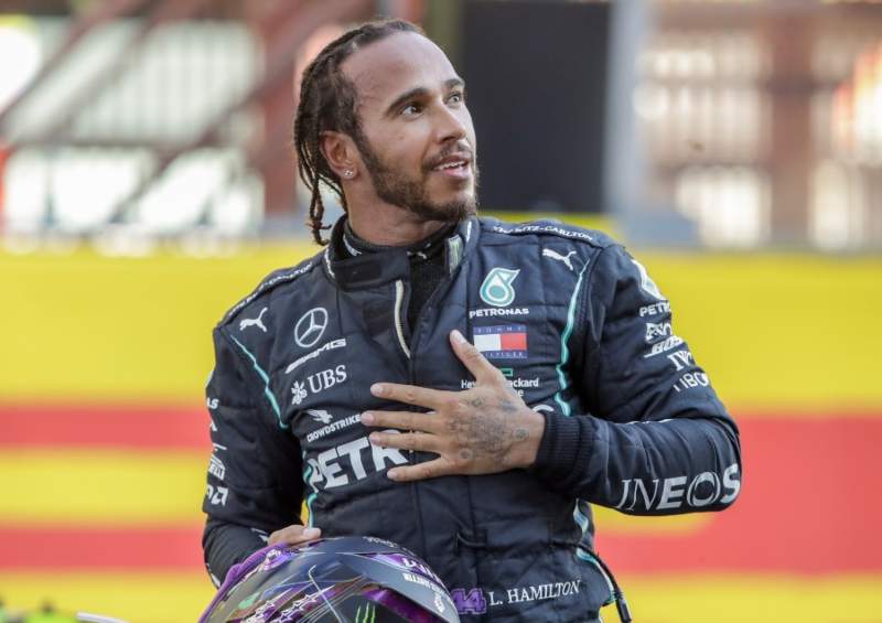 Hamilton en carrera