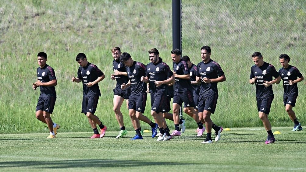 Entrenamiento de la Selección Mexicana