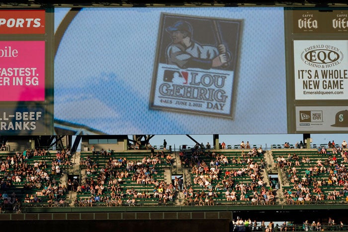 Afición en el estadio de los Mariners