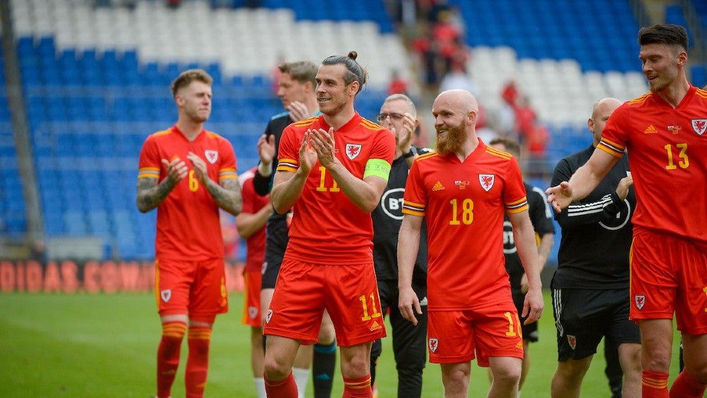 Gareth Bale con la selección de Gales