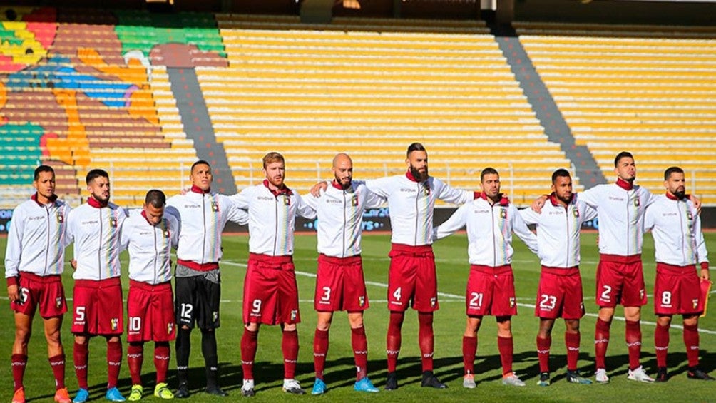 Selección de Venezuela previo a partido