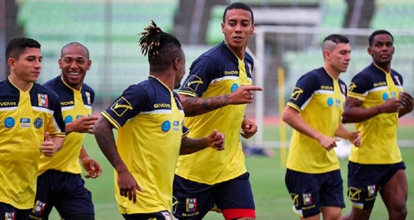 Selección de Venezuela en entrenamiento