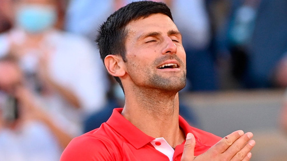 Novak Djokovic tras obtener el triunfo