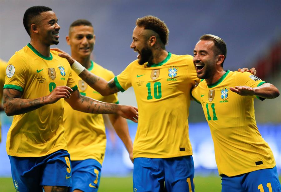 Brasil derrotó 3-0 a Venezuela