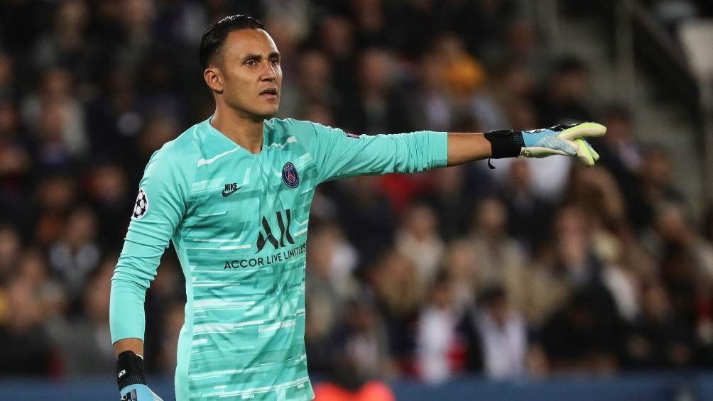 Keylor Navas en partido con PSG