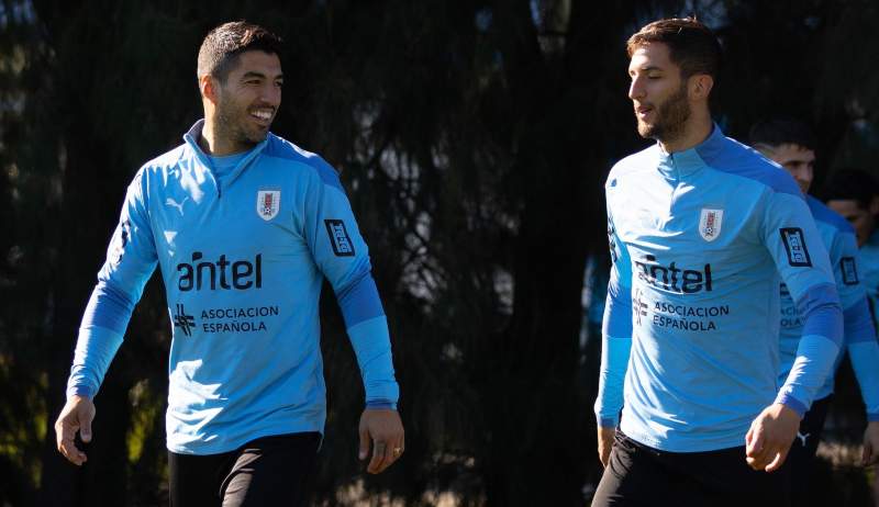 Uruguay en entrenamiento