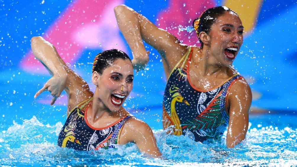 Nuria Diosdado y Joana Jiménez en acción en Lima 2019