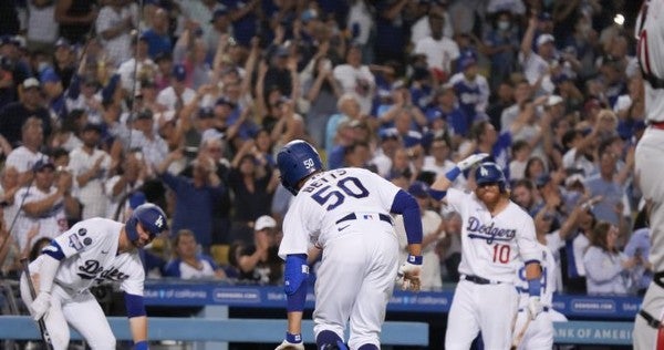 Dodgers durante partido