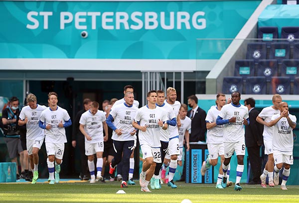 Las playeras que mostraron los jugadores de Finlandia 