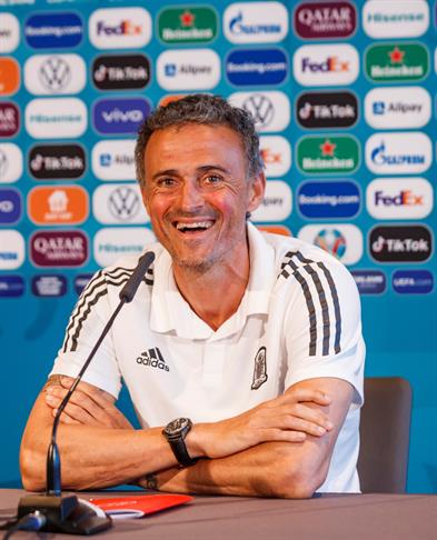 Luis Enrique en conferencia 