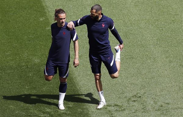 Entrenamiento de la selección francesa