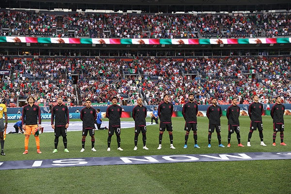 Jugadores del Tri previo a la Final de Nations League