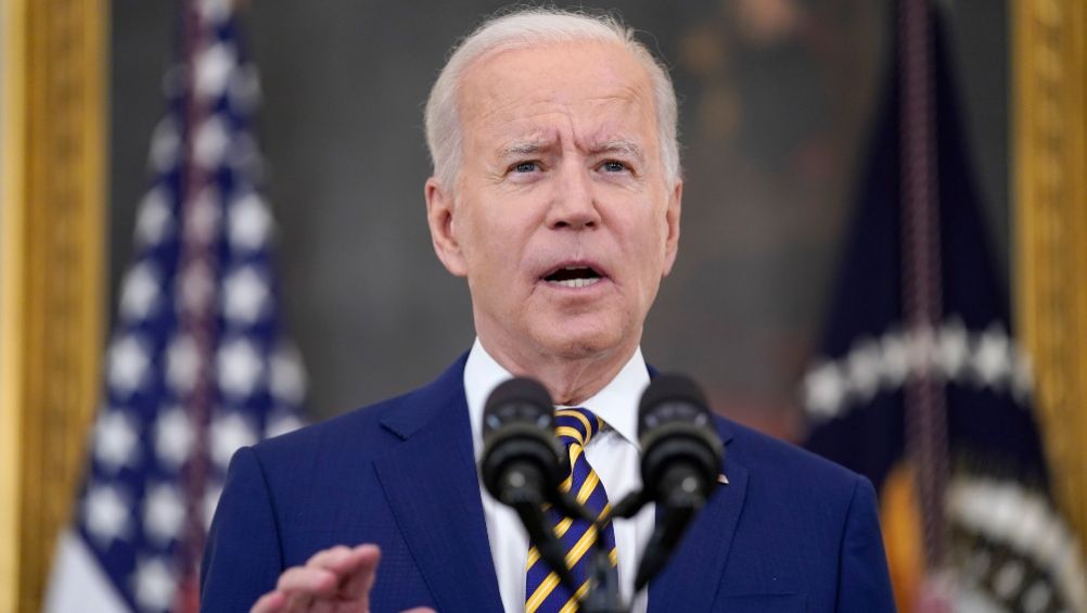 Joe Biden en conferencia de prensa