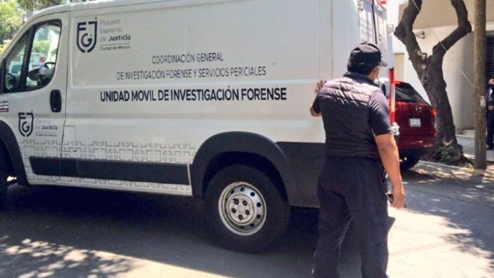 Servicio del forense acude al llamado tras accidente