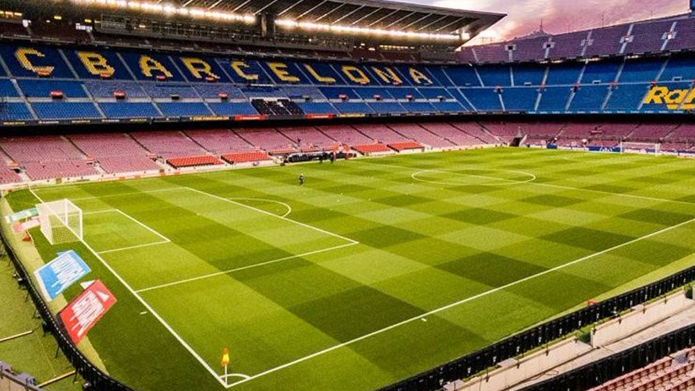 Panorámica del Camp Nou del Barcelona 