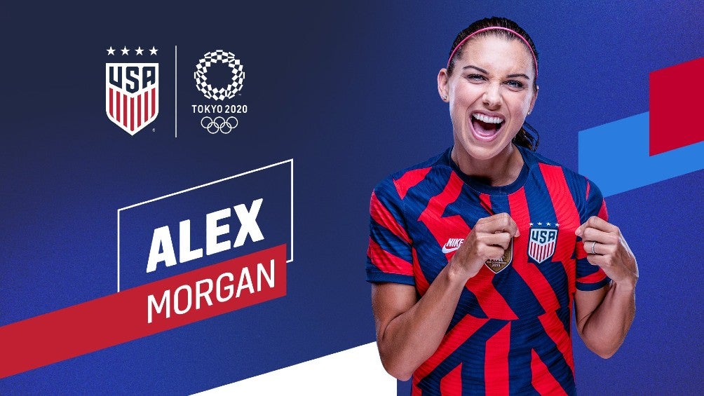 Alex Morgan aparece en la lista de EU para Tokio 2020