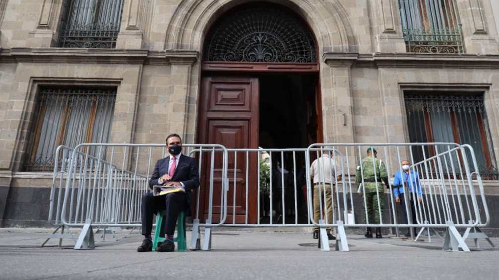 Silvano Aureoles en Palacio Nacional