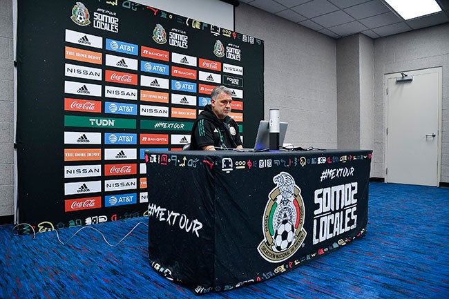 Martino, en conferencia de prensa virtual