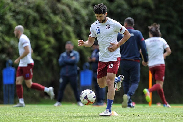 Ignacio Rivero en la pretemporada con Cruz Azul