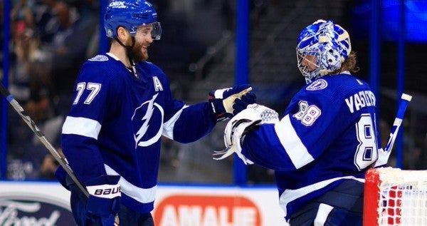 Jugadores de Tampa Bay Lightning