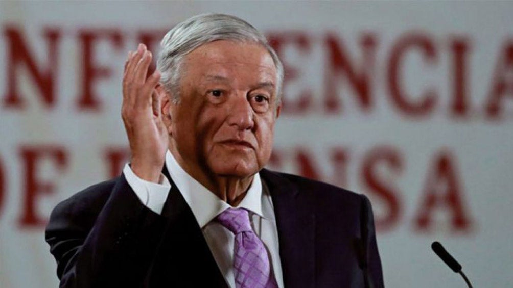 Andrés Manuel López Obrador en conferencia de prensa